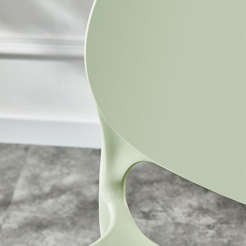 Plastic Contemporary Dining Room Chairs Matte Finish Open Back Dining Side Chairs Clearhalo ' kitchen&dining_furn' 'Dining Chairs' 'Dining Tables & Seating' 'dining_chair' 'furn' 'furn_dining_chair' 'Furniture' 'furniture_dining_chair' 'Kitchen & Dining Furniture' 'kitchen' 1200x1200_0b84bb69-0954-4f5b-9862-0e269202a523