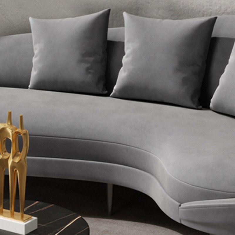 Gefällt mir Armsofa Samtkrümmungssofa für Wohnzimmer, Wohnung