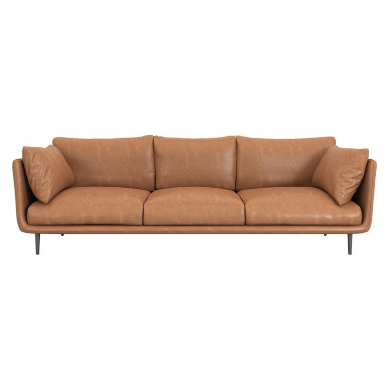 Modernism Standard Sofa 3/4-seat Tuxedo Arm Sofa for Living Room Clearhalo 'furn' 'furn_sofas' 'Furniture' 'furniture_sofas' 'kitchen' 'kitchen_sofas' 'Living Room Furniture' 'Sofa' 'sofas' 1200x1200_0b87711e-ca5e-410c-9ed2-6940735c8335