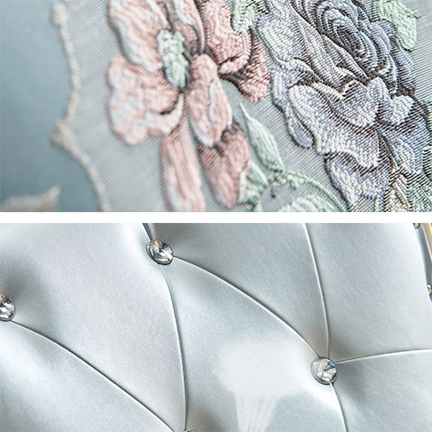 European Style Birch Leather Arm Chair Light Color Solid Back Dining Chair with White Legs Clearhalo ' kitchen&dining_furn' 'Dining Chairs' 'Dining Tables & Seating' 'dining_chair' 'furn' 'furn_dining_chair' 'Furniture' 'furniture_dining_chair' 'Kitchen & Dining Furniture' 'kitchen' 1200x1200_0b8919b9-f809-4a14-bf99-62f9790f273d