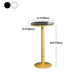 Glam Gold Iron Bar Table 21.6"W Round Top Marble Bistro Table for Breakroom Clearhalo 'Bar Furniture' 'Bar Tables' 'bar_tables' 'furn' 'furn_bar_tables' 'Furniture' 'furniture_bar_tables' 'Kitchen & Dining Furniture' 'kitchen&dining_furn' 'kitchen' 1200x1200_0b89502c-3f3e-42c6-ae6e-7f7b0d606262
