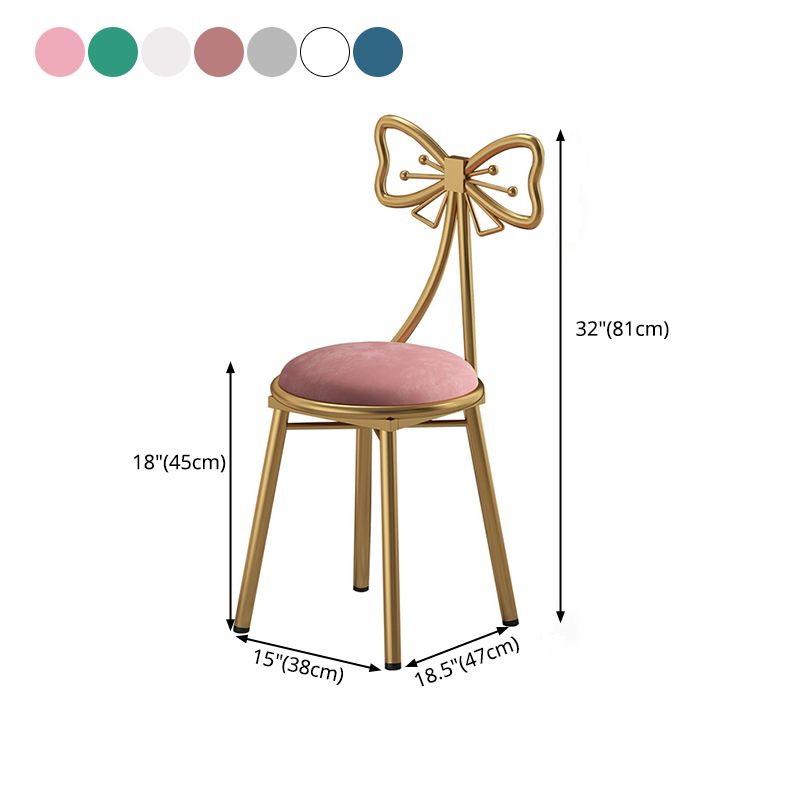 Scandinavian Style Upholstered Armless Dining Chair Open Back Dining Single Chair Clearhalo ' kitchen&dining_furn' 'Dining Chairs' 'Dining Tables & Seating' 'dining_chair' 'furn' 'furn_dining_chair' 'Furniture' 'furniture_dining_chair' 'Kitchen & Dining Furniture' 'kitchen' 1200x1200_0b89fb95-8fc9-4e8d-8c79-4c4b23c474d7