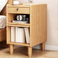 1 Drawer Contemporary Night Table 1 Door Nightstand with Legs ,21.7" Tall Clearhalo 'Bedroom Furniture' 'furn' 'furn_night_stand' 'Furniture' 'night_stand' 'Nightstands' 1200x1200_0b8c368c-4f8d-4ade-8005-12c0a65e0006