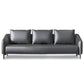 Contemporary Standard Tuxedo Arm Loveseat Leather Loveseat with Pillows Clearhalo 'furn' 'furn_sofas' 'Furniture' 'furniture_sofas' 'kitchen' 'kitchen_sofas' 'Living Room Furniture' 'Sofa' 'sofas' 1200x1200_0b8f2cfc-6cb1-482e-a8a9-d06e0b5cab04