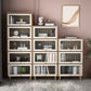 Glam Standard Bookcase Metal Frame Manufactured Wood Bookshelf with Glass Doors Clearhalo 'Bookcases' 'furn' 'furn_bookcases' 'Furniture' 'furniture_bookcases' 'Office Furniture' 1200x1200_0b8fb638-aba8-4ded-8a52-f606410a807a