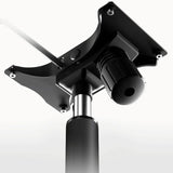 Modern Wheels Arm Chair Microfiber Black Conference Mid-Back Chair Clearhalo 'furn' 'furn_office_chair' 'Furniture' 'Office Chairs' 'Office Furniture' 'office_chair' 1200x1200_0b905eb6-4970-4e6d-8d33-b8c2589ecdb5