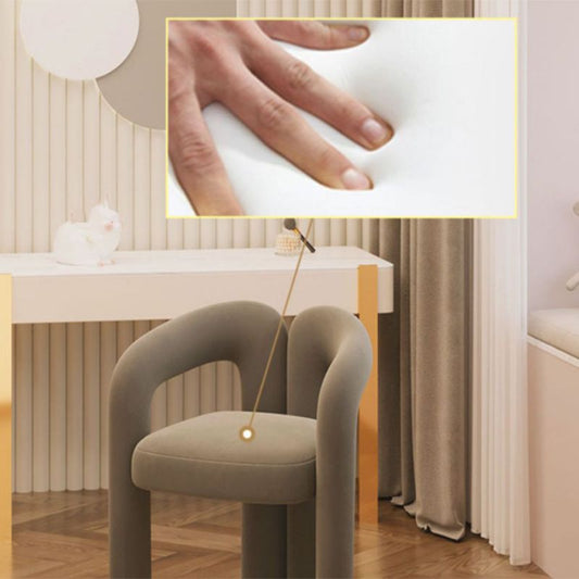 Silla de comedor tapizada de estilo moderno