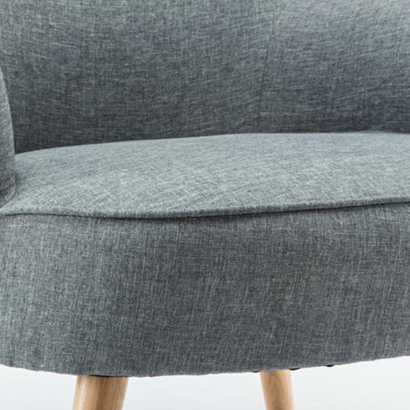 27.55"Wide*27.55"Deep Arm Chair with Square Arms, Basic Four Legs Clearhalo 'Accent Chairs' 'accent_chairs' 'Chairs & Seating' 'furn' 'furn_accent_chairs' 'Furniture' 'Living Room Furniture' 1200x1200_0b924445-cb7f-41ea-ab62-f6e0826db789