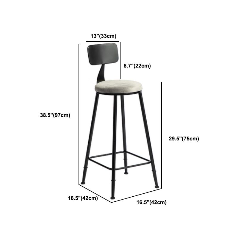 1/3 piezas de mesa de barra de hierro industrial Juego de bistro redondo con tapa de piedra gris