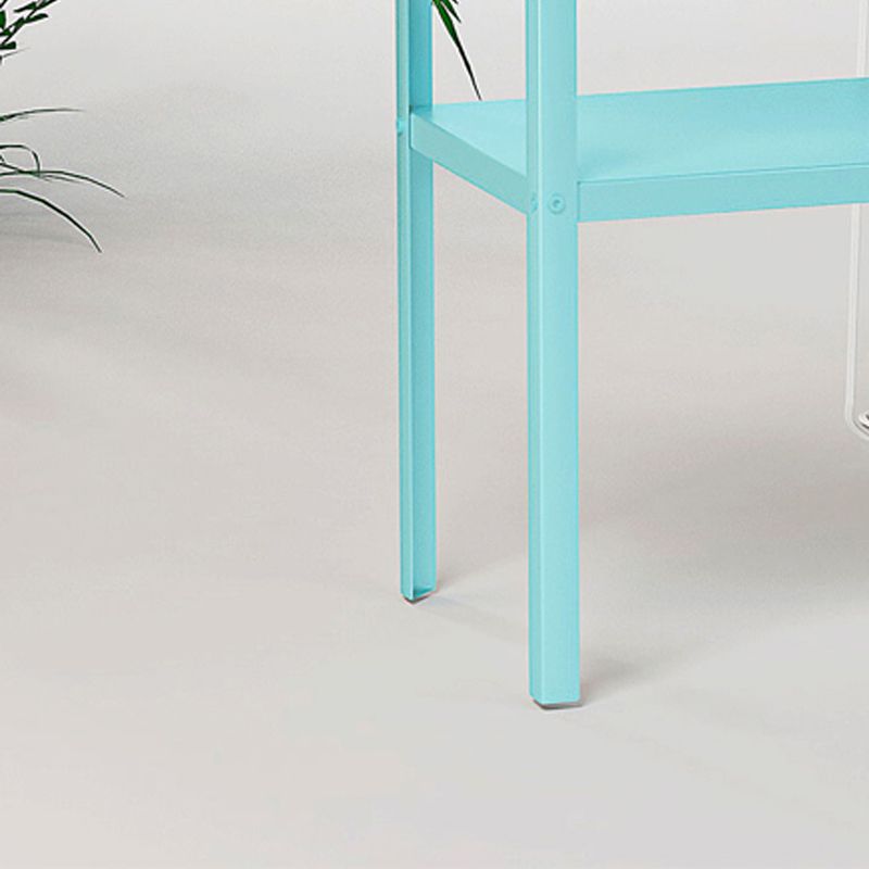 Metall 2-Shelf-Nachttisch 17,72 "hoher Industriekabinett am Nachtbezirk