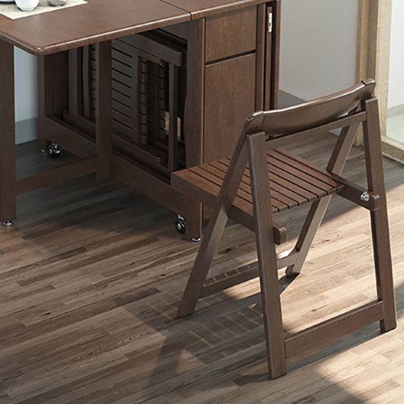 Standard Solid Wood Dining Set with Black Wood Space-Saving Design Legs for Dining Furniture Clearhalo 'Dining Room Sets' 'Dining Tables & Seating' 'dining_room_set' 'furn' 'furn_dining_room_set' 'Furniture' 'furniture_dining_room_set' 'Kitchen & Dining Furniture' 'kitchen&dining_furn' 'kitchen' 1200x1200_0b9555a6-67f7-4b61-a8b8-f97dc214c860