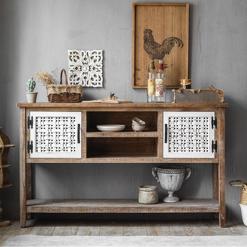 Industrial Rectangle Bar Pulls Accent Cabinet With Doors Cabinet Clearhalo 'Cabinets & Chests' 'cabinets_chests' 'furn' 'furn_cabinets_chests' 'Furniture' 'Living Room Furniture' 1200x1200_0b96354e-aa38-44e5-9916-61e1816ca33f