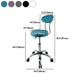 Moderno Metal Barstool de tela Taburada tapizada en el acabado mate para interiores