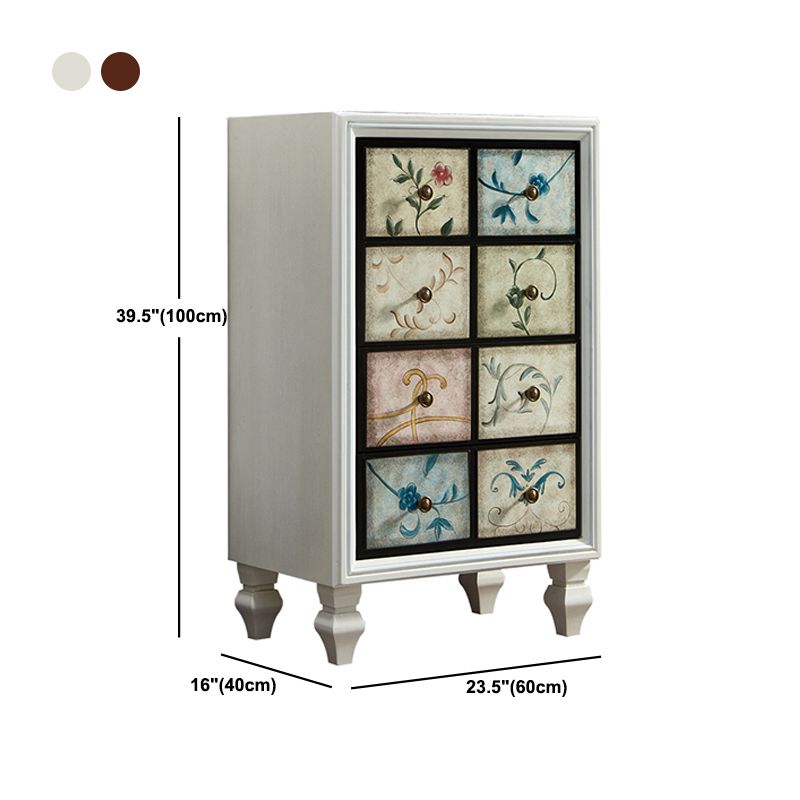 Mid-Century Modern Rectangle Side Cabinet Wood Storage Cabinet Clearhalo 'Cabinets & Chests' 'cabinets_chests' 'furn' 'furn_cabinets_chests' 'Furniture' 'Living Room Furniture' 1200x1200_0b97e485-c4e9-48a9-9874-9585bee9de97