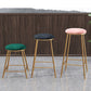 Scandinavian Upholstered Fabric Stools for Home Armless Backless Stools with 4 Gold Legs Clearhalo 'Bar Furniture' 'Bar Stools' 'bar_stools' 'furn' 'furn_bar_stools' 'furniture_bar_stools' 'Kitchen & Dining Furniture' 'kitchen&dining_furn' 'kitchen' 'kitchen_furn' Furniture' 1200x1200_0b995fe7-a765-4aad-a5bd-1a14f7596ce0