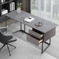 Modern Stone Top Office Desk Rectangle Task Desk with 2 Drawers for Home Clearhalo 'furn' 'furn_office_desk' 'Furniture' 'Office Desks' 'Office Furniture' 'office_desk' 1200x1200_0b9df12e-fbd2-475f-9352-501e0065e2eb