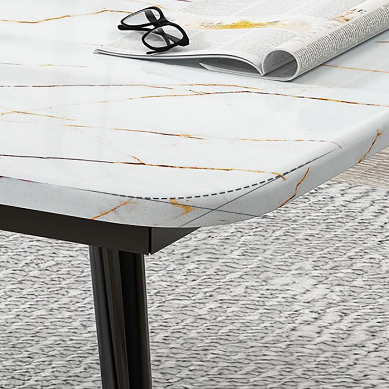 Tavolino da caffè a quattro gambe moderno tavolino minimalista per soggiorno