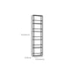 Modern Simple Floor Wine Rack Rectangle Shape Wine Bottle Rack for Dining Room