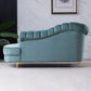 Luxury Style Velvet Chaise Lounge Bedroom Rolled Arms Chaise Clearhalo 'Chairs & Seating' 'Chaise Lounge' 'chaise_lounge' 'furn' 'furn_chaise_lounge' 'Furniture' 'Living Room Furniture' 1200x1200_0ba158bd-c421-4a1e-97f9-0d1950670cd5