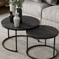 Round Nesting Coffee Table Modern Minimalist Slate Coffee Table Clearhalo 'Coffee & Accent Tables' 'Coffee Tables' 'coffee_tables' 'furn' 'furn_coffee_tables' 'Furniture' 'Living Room Furniture' 1200x1200_0ba16387-0e97-49c6-bd1f-6884e960f306