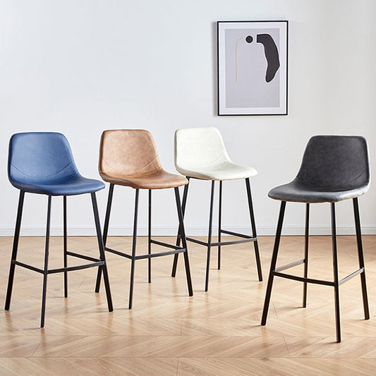 Nordic Style Round Bar-stool Metal Counter Bar Stool for Restaurant Clearhalo 'Bar Furniture' 'Bar Stools' 'bar_stools' 'furn' 'furn_bar_stools' 'Furniture' 'furniture_bar_stools' 'Kitchen & Dining Furniture' 1200x1200_0ba1ea2e-5c8f-403b-92ac-b8cf677f3681