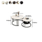 Round Nesting Coffee Table Minimalist Coffee Table for Living Room Clearhalo 'Coffee & Accent Tables' 'Coffee Tables' 'coffee_tables' 'furn' 'furn_coffee_tables' 'Furniture' 'Living Room Furniture' 1200x1200_0ba2b58a-dcfa-47f2-8668-295a1e4cb669