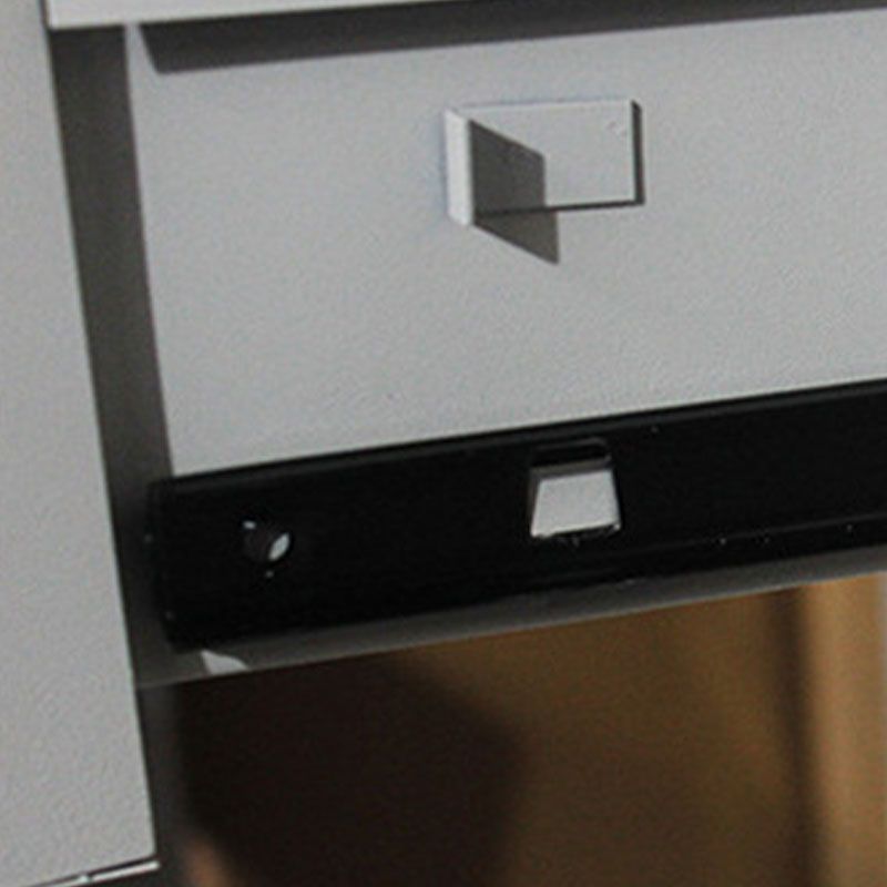 Mobili mobili moderni in acciaio ripiani di stoccaggio regolabile e cassetti di bloccaggio