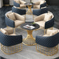 Contemporary Sintered Stone Kitchen Dining Table Round Standard Dining Table with Pedestal Base Clearhalo ' dining_table' 'Dining Tables & Seating' 'Dining Tables' 'furn' 'furn_dining_table' 'Furniture' 'furniture_dining_table' 'Kitchen & Dining Furniture' 'kitchen&dining_furn' 'kitchen' 'kitchen_dining_table' 1200x1200_0ba6043b-9c39-41d4-bcc3-bccb5106d273