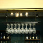 Metal Hanging Wine Holder Rack Modern Wine Rack Kit -59"L x 11.8"W x 3.1"H Clearhalo 'furn' 'furn_wine_racks' 'Furniture' 'Kitchen & Dining Furniture' 'Wine Racks' 'wine_racks' 1200x1200_0ba73a8d-9f2e-49cb-a811-1586fdb3fdb3