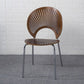Industrial Metal Dining Room Chair Open Back Dining Side Chair for Restaurant Use