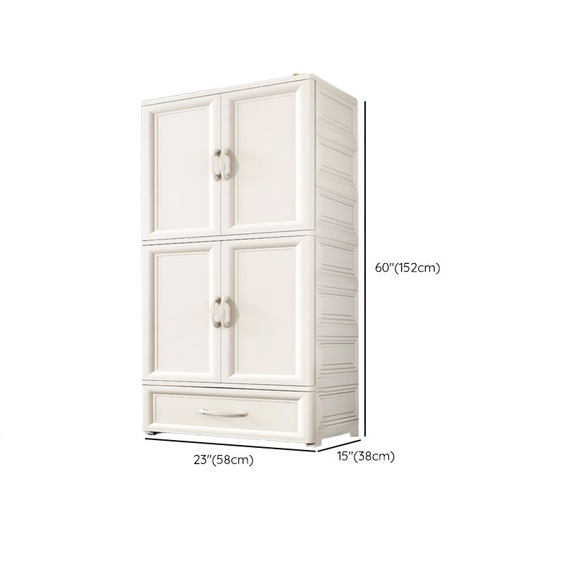 Rectangular Plastic Storage Cabinet Teen Style Bedroom Wardrobe