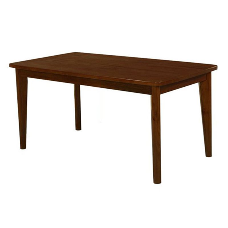 Contemporary Style Solid Wood Rectangle Dining Table 4 Legs Table for Home Clearhalo ' dining_table' 'Dining Tables & Seating' 'Dining Tables' 'Furniture' 'furniture_dining_table' 'Kitchen & Dining Furniture' 'kitchen&dining_furn' 'kitchen' 'kitchen_dining_table' 1200x1200_0ba8fc71-8865-4aa2-b116-49f3f3265e63