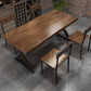 Industrial Pine Table for Restaurant Rectangle Dining Table with Double Pedestal Clearhalo 'Dining Tables & Seating' 'Dining Tables' 'dining_table' 'furn' 'furn_dining_table' 'Furniture' 'Kitchen & Dining Furniture' 1200x1200_0baa747f-8ac9-4ee6-84cb-30ad13cc7ea6