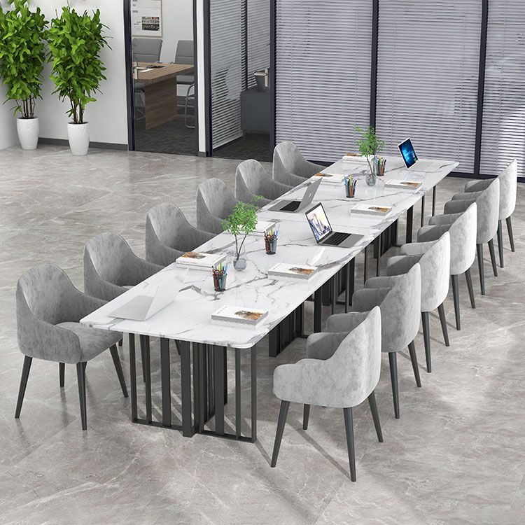 Industrial Style Writing Desk Rectangular Sintered Stone Office Desk for Office Clearhalo 'furn' 'furn_office_desk' 'Furniture' 'Office Desks' 'Office Furniture' 'office_desk' 1200x1200_0baa8dd5-ad58-4728-a949-afb07588f87b