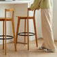 Tabouret de bar intérieur bas arrière tabouret de bar contemporain avec repose-pieds