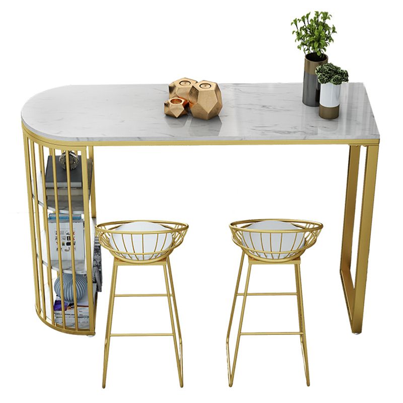 Glam Stone Pub Dining Set Specialty 1/2/3 Pcs Pub Set for Indoor Clearhalo 'Bar Furniture' 'furn' 'furn_home_bar_bar_sets' 'Furniture' 'Home Bars & Bar Sets' 'home_bar_bar_sets' 'Kitchen & Dining Furniture' 1200x1200_0bb030f9-9e2b-42de-b6f5-cb8dd9949e3f