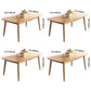 Simple Home Wood Dining Table Rectangle Shape Dining Table with 4 Legs Base Clearhalo ' dining_table' 'Dining Tables & Seating' 'Dining Tables' 'furn' 'furn_dining_table' 'Furniture' 'furniture_dining_table' 'Kitchen & Dining Furniture' 'kitchen&dining_furn' 'kitchen' 'kitchen_dining_table' 1200x1200_0bb044bc-13e6-4e4d-9851-ab0df96d06d2