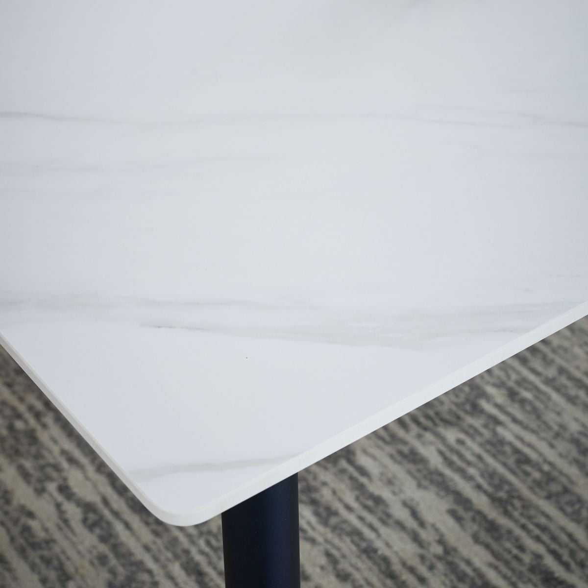 Contemporary White Standard Dining Table Sintered Stone Rectangle Shape Dining Table for Kitchen Clearhalo ' dining_table' 'Dining Tables & Seating' 'Dining Tables' 'furn' 'furn_dining_table' 'Furniture' 'furniture_dining_table' 'Kitchen & Dining Furniture' 'kitchen&dining_furn' 'kitchen' 'kitchen_dining_table' 1200x1200_0bb2e591-fa20-4cc0-8e9e-ab950a384230