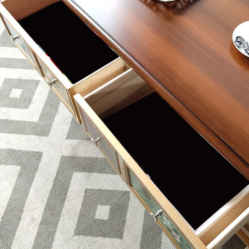 Wooden TV Media Console Glam Media Console TV Stand with 2 Drawers Clearhalo 'furn' 'furn_tv_stands_entertainment_centers' 'Furniture' 'Living Room Furniture' 'TV Stands & Entertainment Centers' 'TV Stands & Media Storage Furniture' 'tv_stands_entertainment_centers' 1200x1200_0bb52b4e-a571-4a8e-9f20-9147e0b8844f