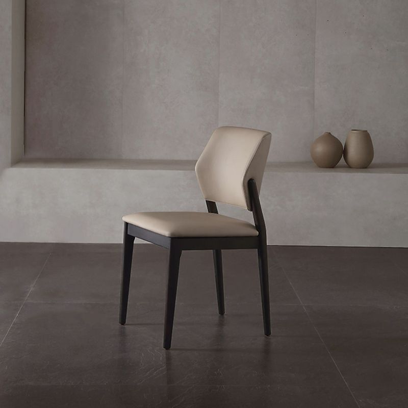 Sedie da pranzo aperte contemporanee sedia da imbottitura interno