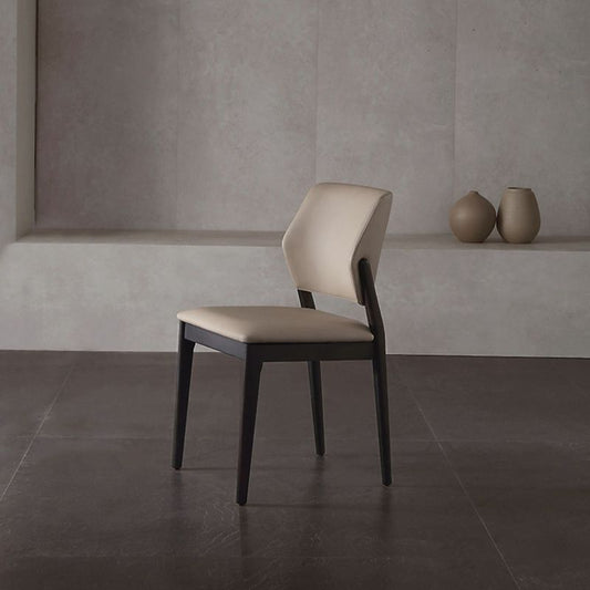 Contemporary Open Back Dining Chairs Indoor Upholstered Side Chair