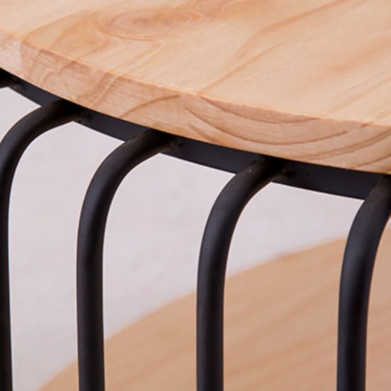 Nordic Solid Wood Round Coffee Cocktail Table with Floor Shelf Clearhalo 'Coffee & Accent Tables' 'Coffee Tables' 'coffee_tables' 'furn' 'furn_coffee_tables' 'Furniture' 'Living Room Furniture' 1200x1200_0bb60093-97f1-41d4-8f4d-7e182a402c0d
