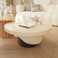 Contemporary Coffee Table Wooden Pedestal Round Coffee Cocktail Table Clearhalo 'Coffee & Accent Tables' 'Coffee Tables' 'coffee_tables' 'furn' 'furn_coffee_tables' 'Furniture' 'Living Room Furniture' 1200x1200_0bb62586-ff90-49d5-b7a1-7cc1e1a0617c