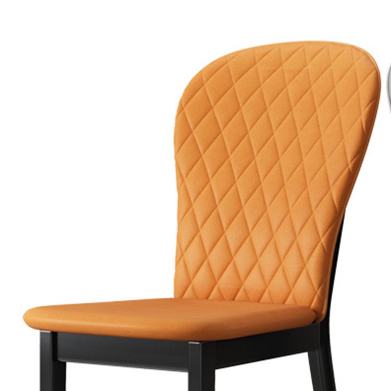 Sedia laterale per interni industriali in legno parsons sedia a braccia