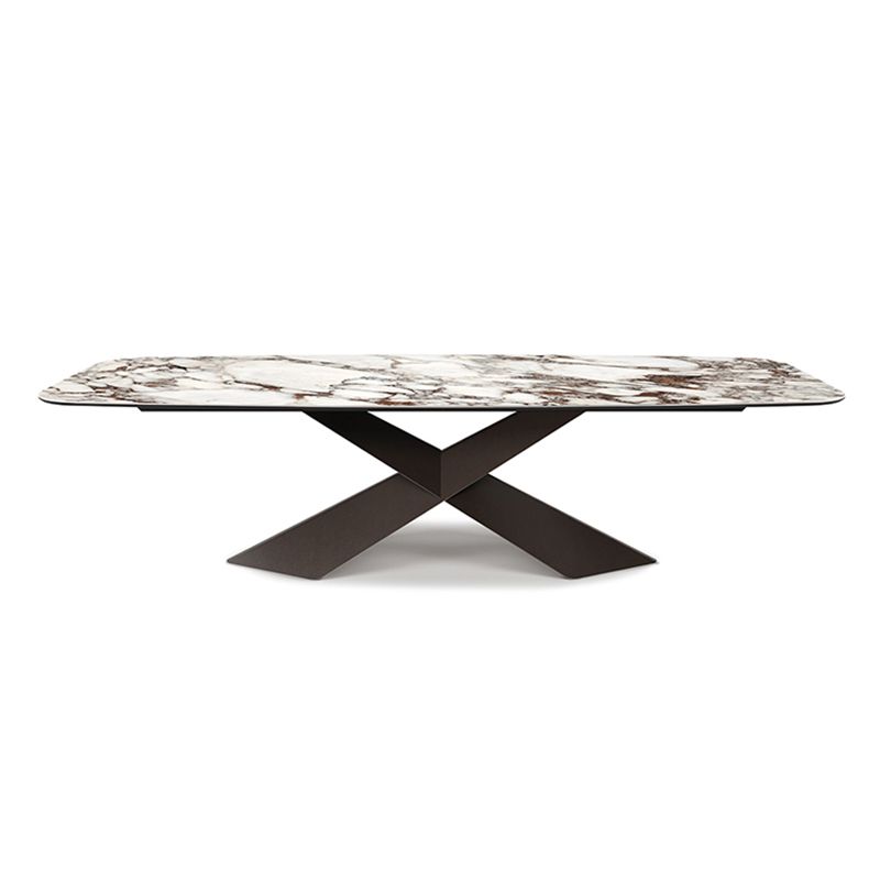 Stone Rectangle Top Dining Table Traditional Luxury Dining Table with Pedestal Base Clearhalo 'Dining Tables & Seating' 'Dining Tables' 'dining_table' 'furn' 'furn_dining_table' 'Furniture' 'furniture_dining_table' 'Kitchen & Dining Furniture' 1200x1200_0bba6594-7b80-42fa-bb64-d2577c454363
