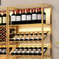 Modern Simple Floor Wine Rack Iron Shelf Wine Holder for Dining Room