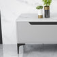 4 Legs Coffee Cocktail Table with 4 Storage Drawers Slate Top Rectangle Clearhalo 'Coffee & Accent Tables' 'Coffee Tables' 'coffee_tables' 'furn' 'furn_coffee_tables' 'Furniture' 'Living Room Furniture' 1200x1200_0bbfc4c8-0674-4b9e-9359-b5e20e3df95e