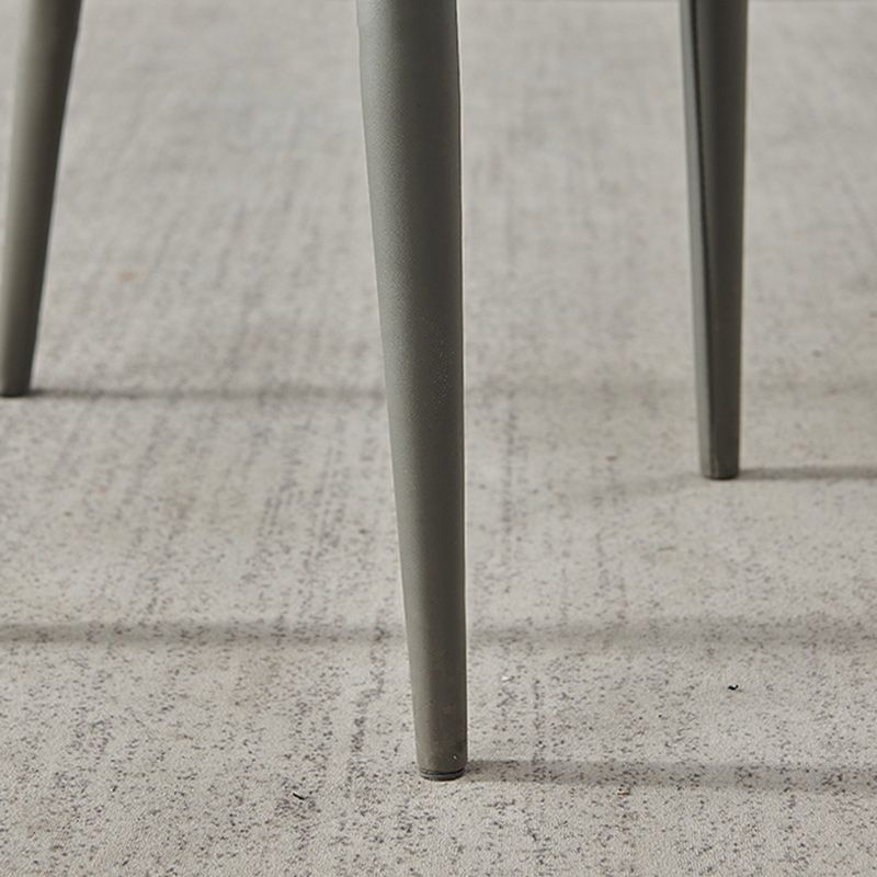 Sillas laterales de comedor de cuero sintética contemporánea para uso de restaurantes para uso de restaurantes