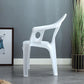 Contemporary Stacking Dining Arm Chairs Plastic Dining Side Chair for Home Use Clearhalo ' kitchen&dining_furn' 'Dining Chairs' 'Dining Tables & Seating' 'dining_chair' 'furn' 'furn_dining_chair' 'Furniture' 'furniture_dining_chair' 'Kitchen & Dining Furniture' 'kitchen' 1200x1200_0bc34cbf-b27a-44e2-a077-462786d1daf5