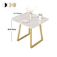 Marble Sled Base Dining Collection Industrial Style Dining Table for Home Clearhalo ' dining_table' 'Dining Tables & Seating' 'Dining Tables' 'furn' 'furn_dining_table' 'Furniture' 'furniture_dining_table' 'Kitchen & Dining Furniture' 'kitchen&dining_furn' 'kitchen' 'kitchen_dining_table' 1200x1200_0bc498b1-49d2-4e4e-b17c-92df9592af48